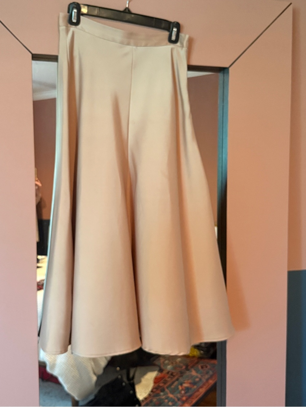Banana Republic Factory Satin Midi Skirt - Picture 3 of 12